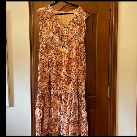 Anthropologie Plus tiered dress 1X | new with tags - Picture 1 of 11